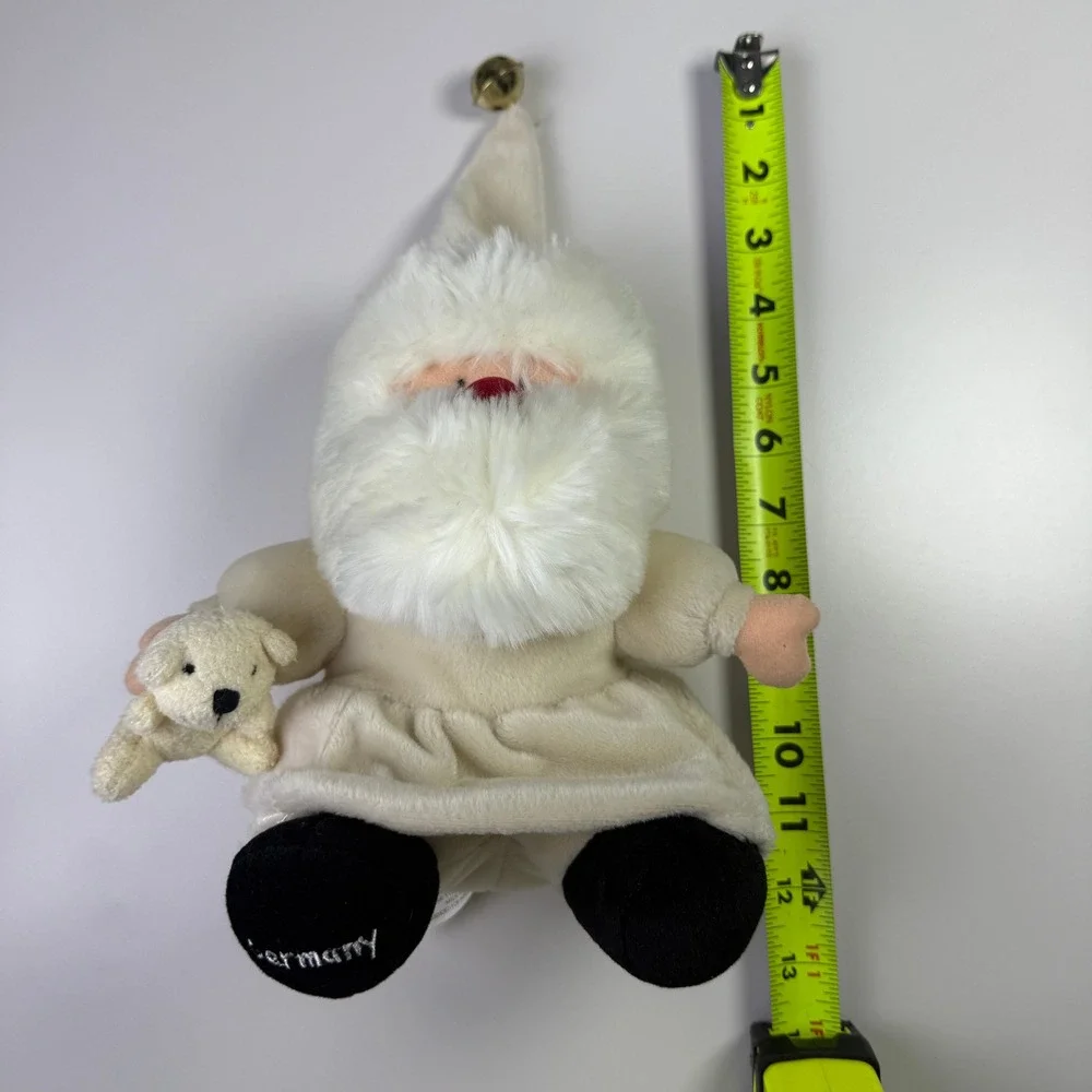 Set of 2 Christmas Gnomes Santa Ireland Germany Plush Stuffed Toys Festive Decor